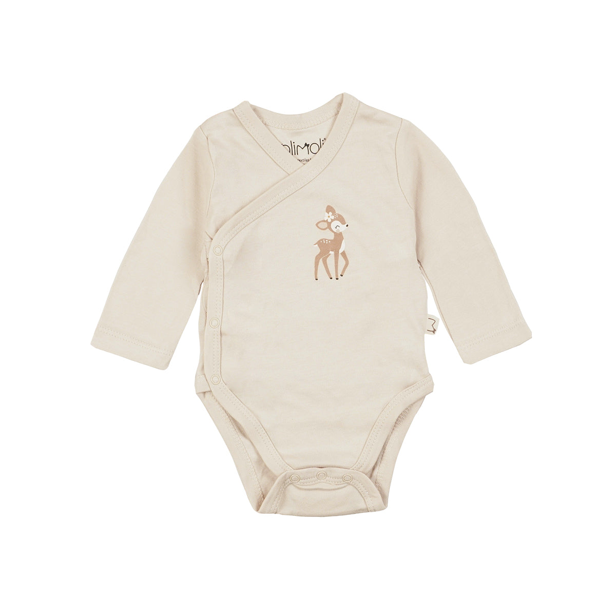 מארז זוג בגדי גוף אולימולי מודפס בנות 0-3 | Olimoli Baby Body Suit 2 PCS