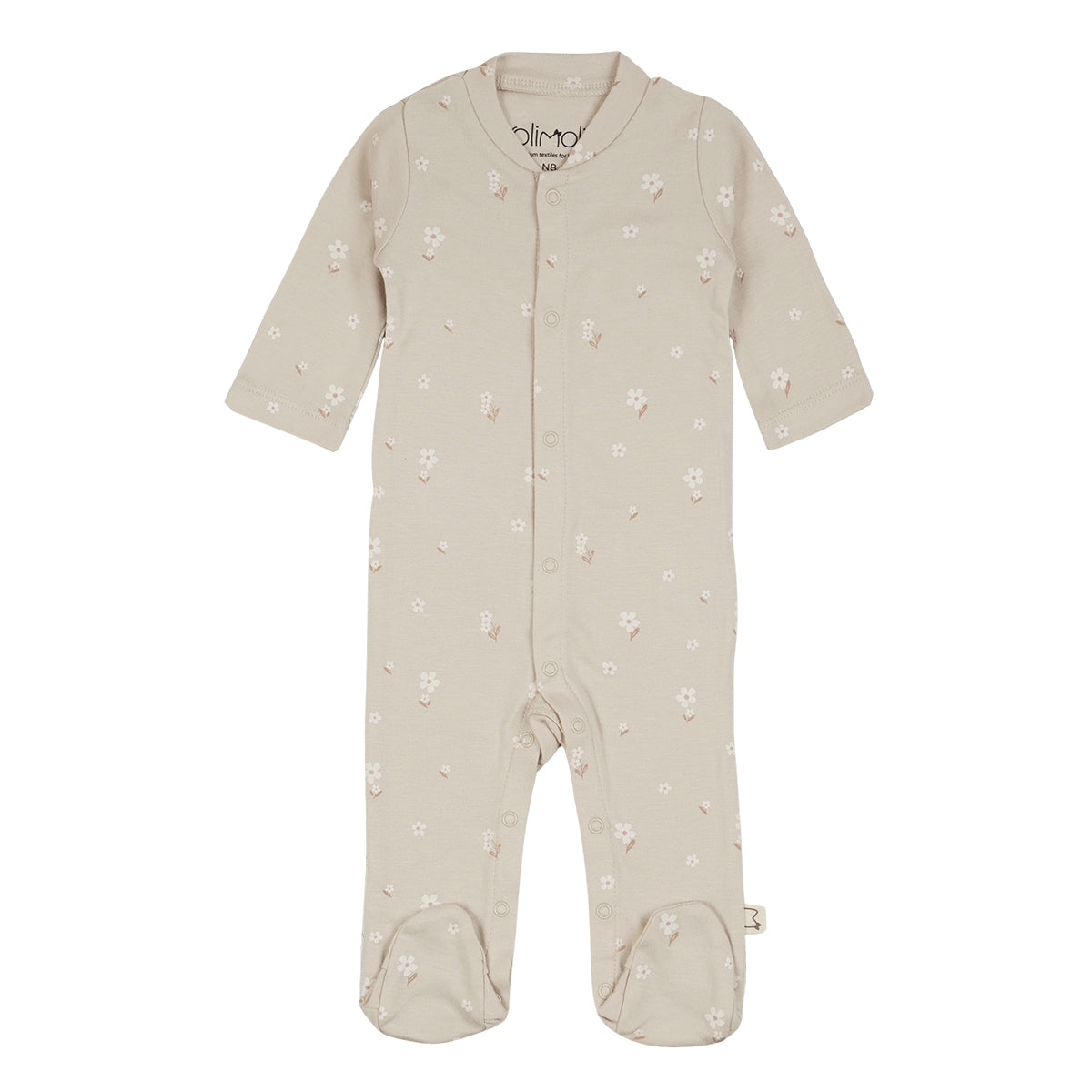 מארז זוג אוברולים אולימולי מודפס בנות 0-3 | Olimoli Baby Coverall 2 PCS