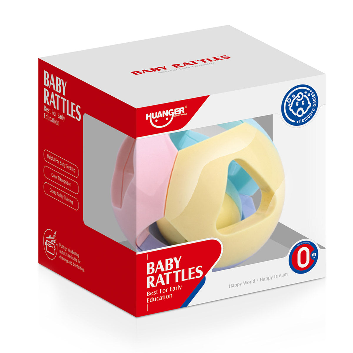 רעשן כדור האנגר | Huanger Baby Rattles Ball