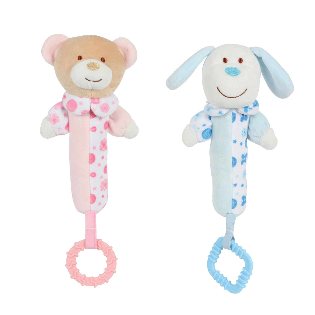 רעשן גליל טוויגי ורוד פסטל | Twigy Soft Touch™ Roll Rattle Pink pastel