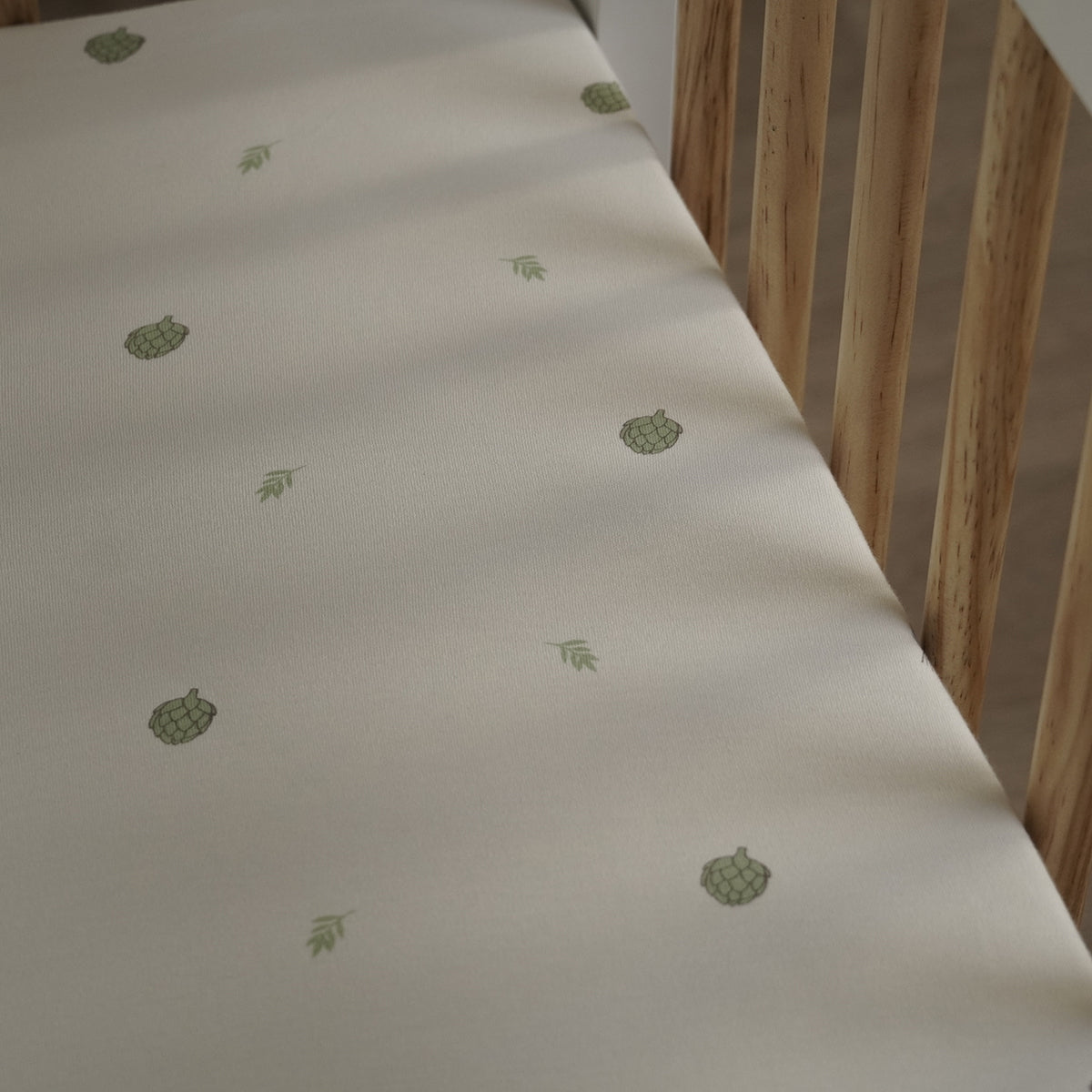 סדין מיטה אולימולי ליין ארטישוק | Olimoli Artichoke Baby Bed Sheet 135X80 cm
