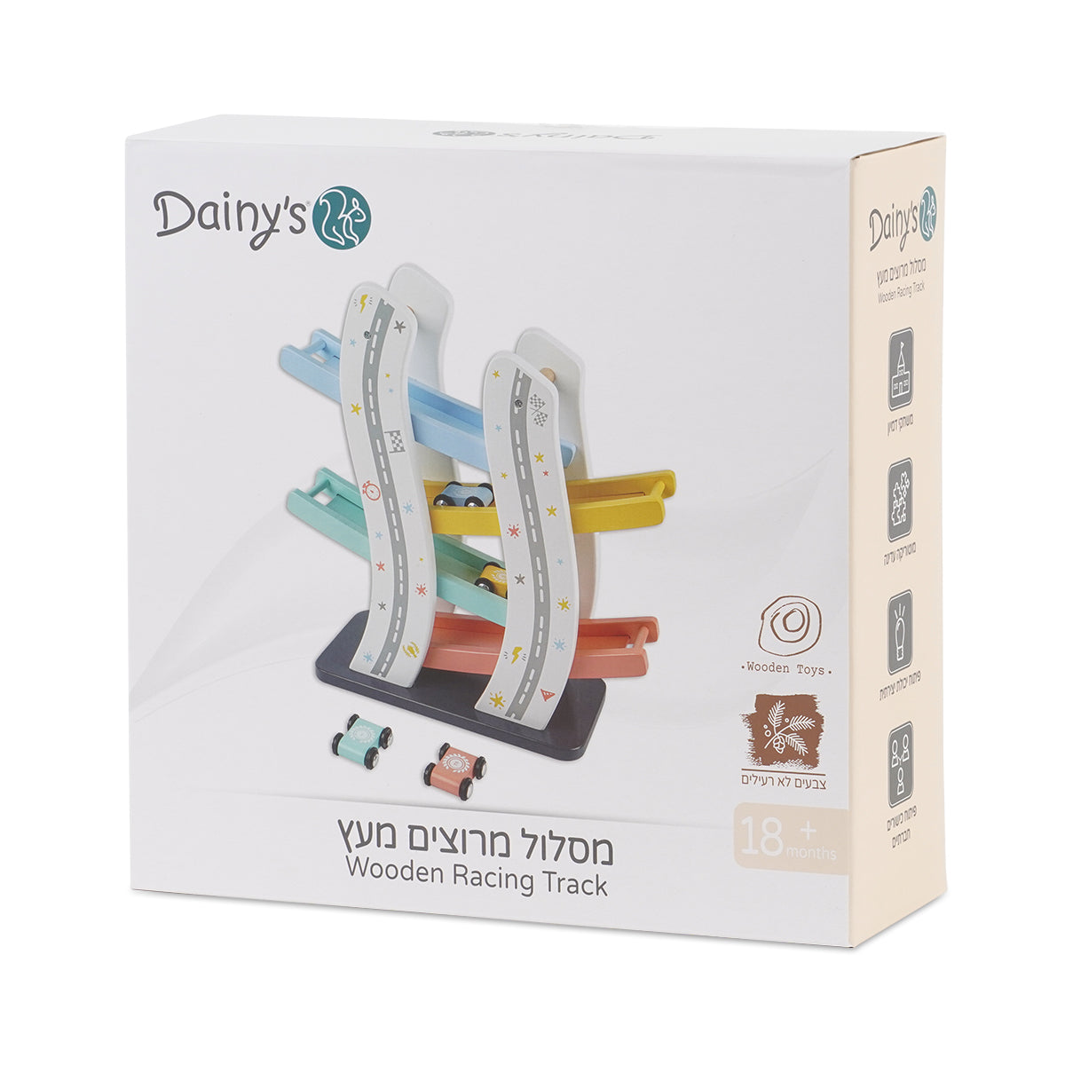 מסלול מרוצים מעץ דייניז  ‏‏‏‏ | Dainy's Wooden Racing Track
