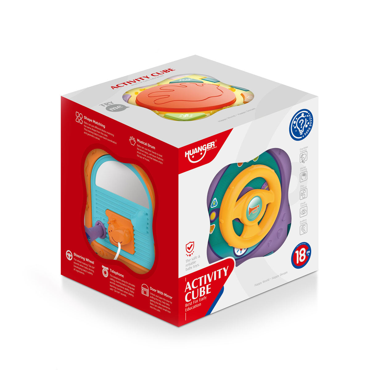 קוביית פעילות האנגר | Huanger Baby Blocks