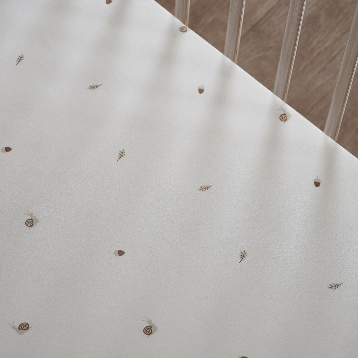 סדין מיטה אולימולי ליין שבלול | Olimoli Snail Baby Bed Sheet 135X80 cm