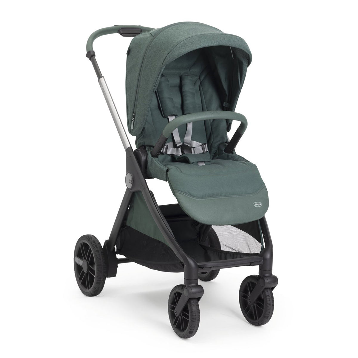 עגלה משולבת צ'יקו בלאג'יו 2 ירוק אשוח | Chicco Bellagio 2 Stroller Fir Tree