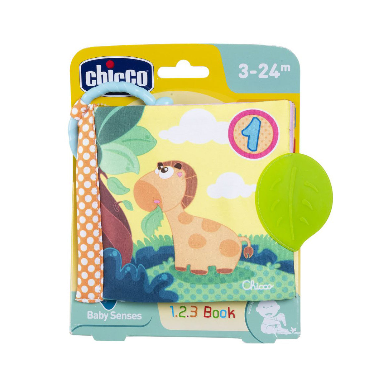 ספר בד עם מספרים צ'יקו | Chicco 123 Book
