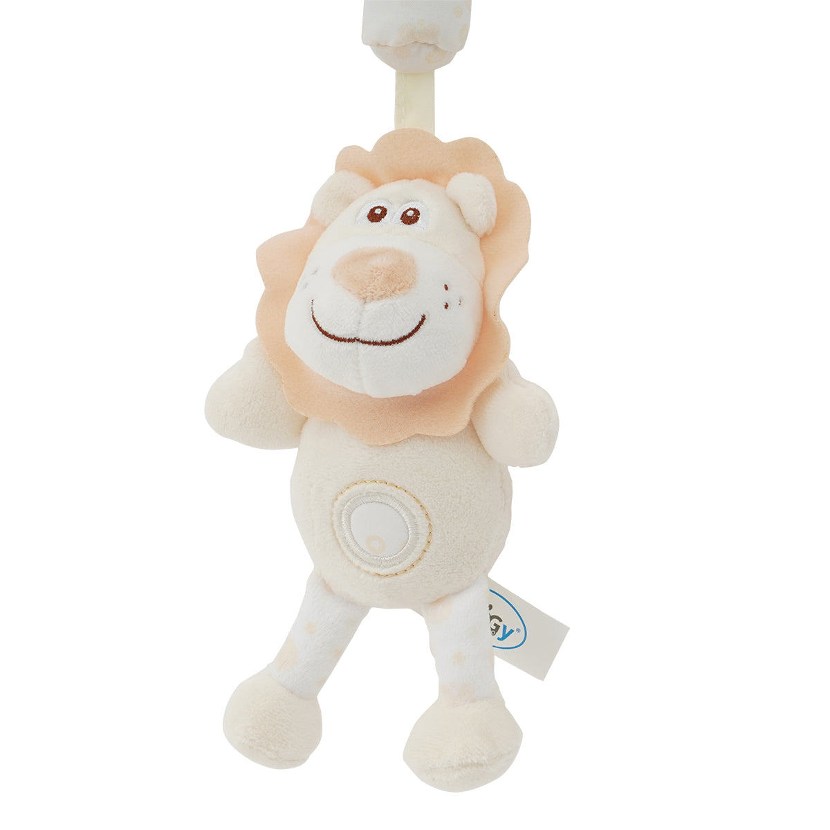 רעשן נתלה לתינוק טוויגי אריה שמנת | ™Twigy Rattle On Lion Cream