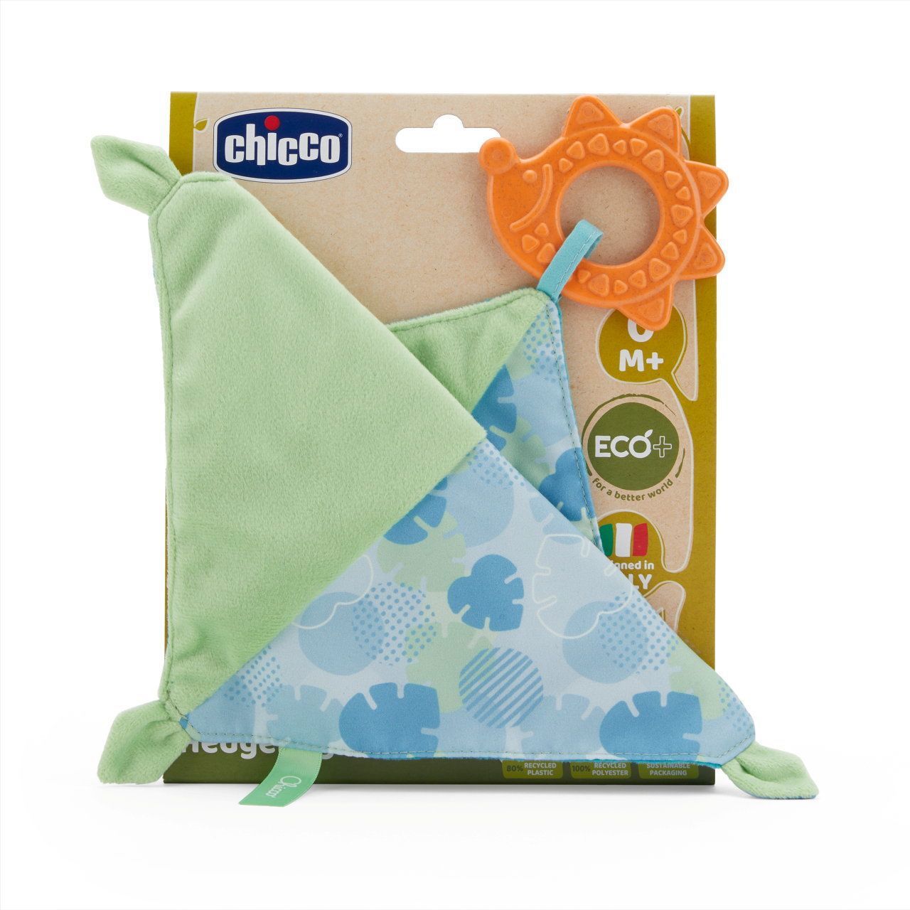 נשכן צ'יקו קיפוד צבעוני | Chicco Plush Doudou hedgehog ECO+