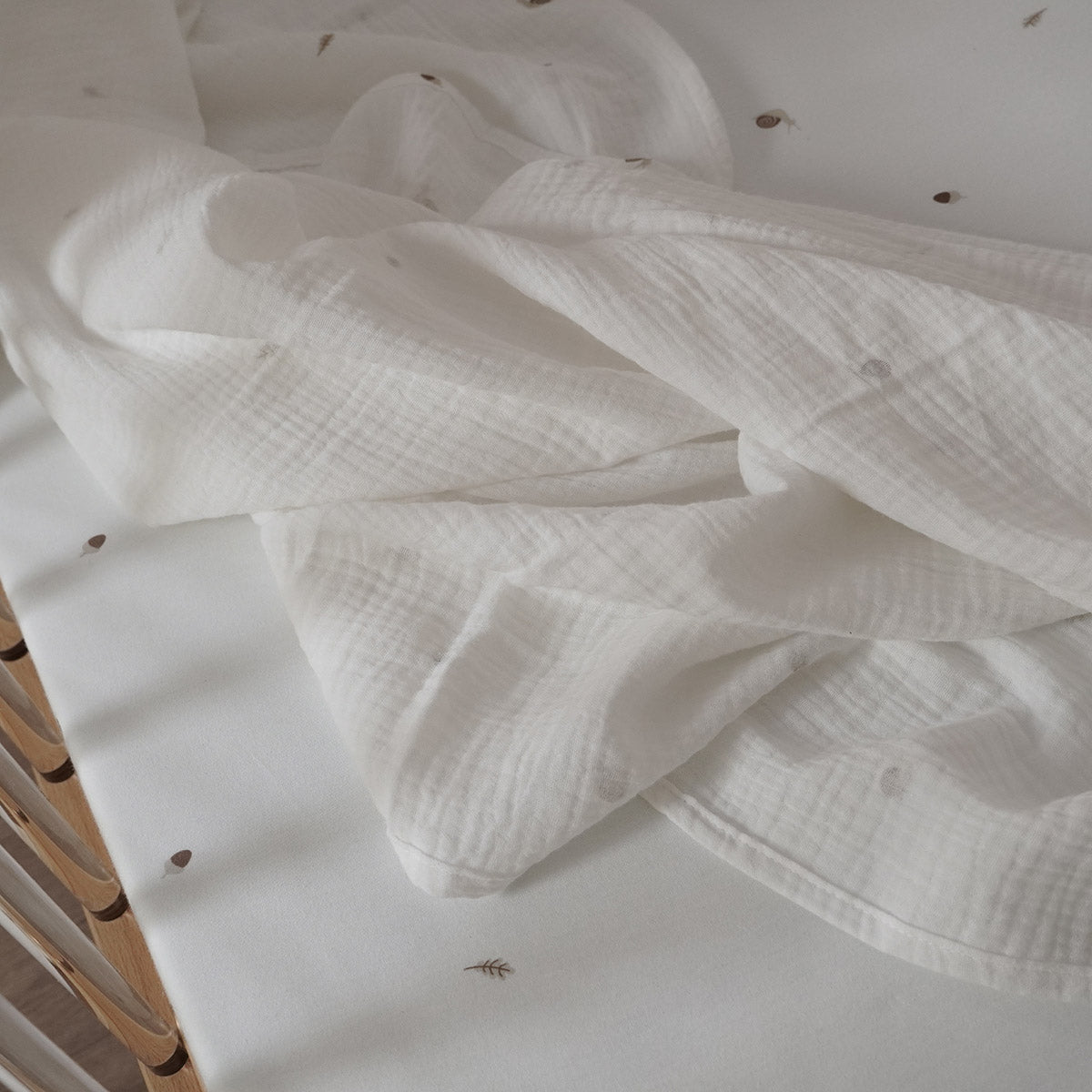 חיתול עיטוף L טטרה אולימולי ליין שבלול | Olimoli Snail Big Swaddle 110X110 cm