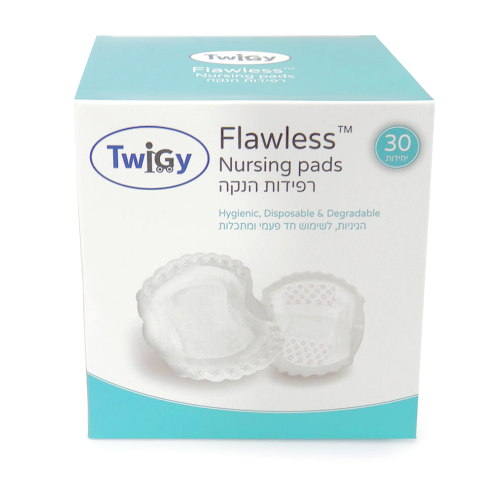 רפידות הנקה טוויגי שמנת | Flawless™ Twigy Nursing pads Cream