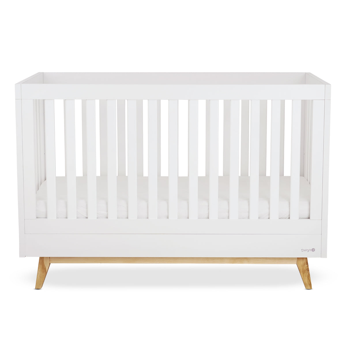 מיטת תינוק דייניז מייסון 130X70 ס"מ לבן/עץ | Dainy's Maison™ Baby Bed White/Wood