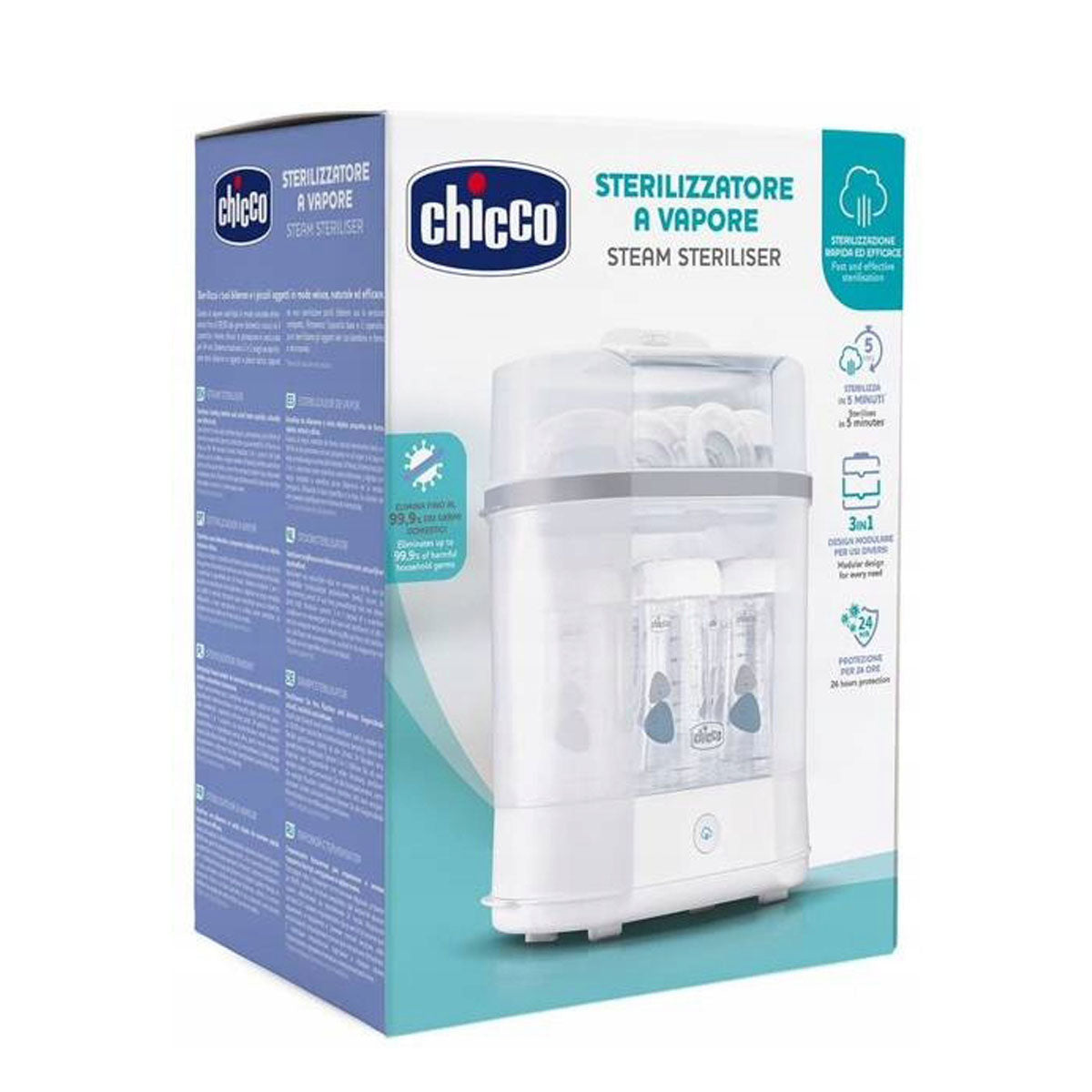 סטריליזטור חשמלי 3 ב- 1 צ'יקו | Chicco Electric Steam Sterilizer