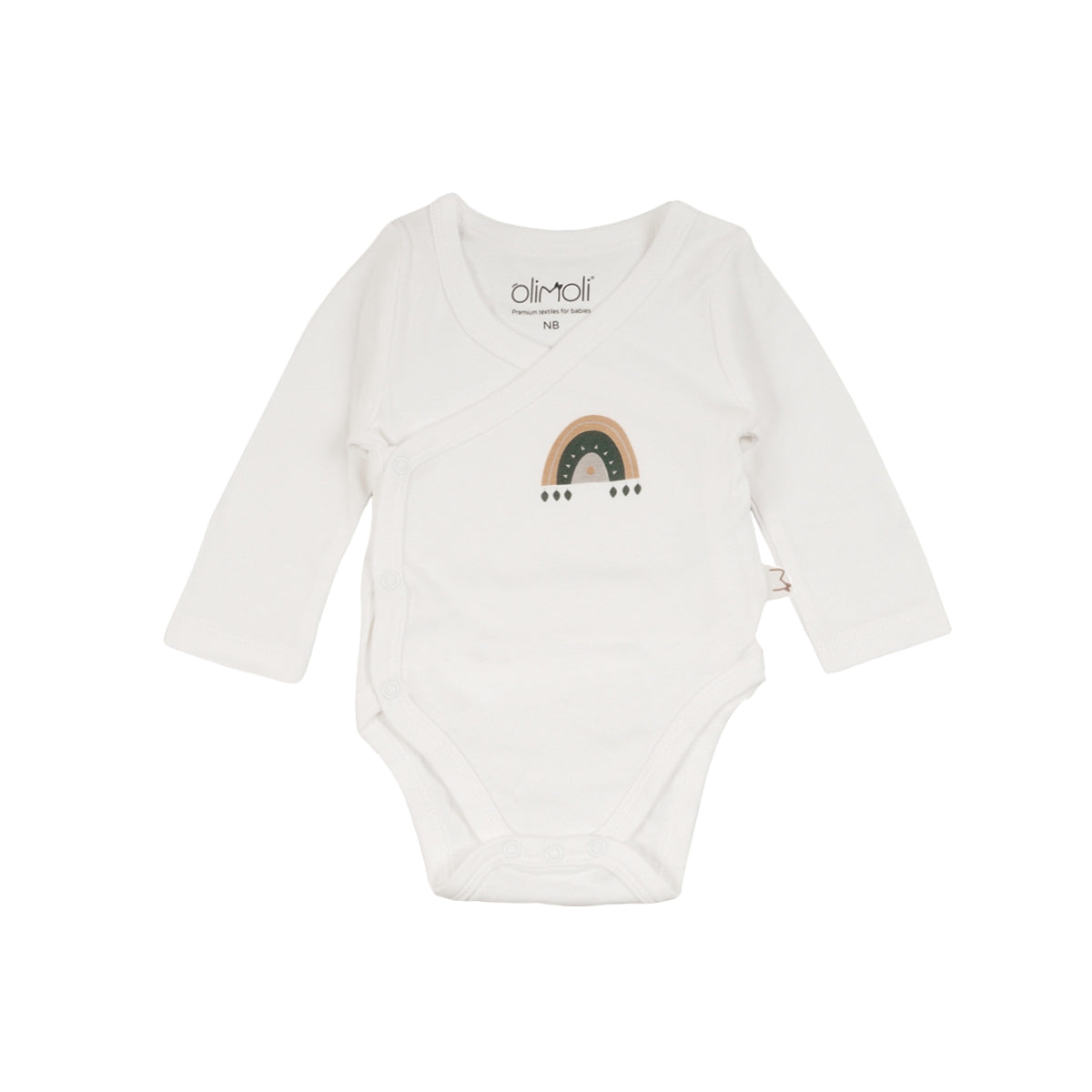 מארז זוג בגדי גוף אולימולי מודפס יוניסקס NB | Olimoli Baby Body Suit 2 PCS