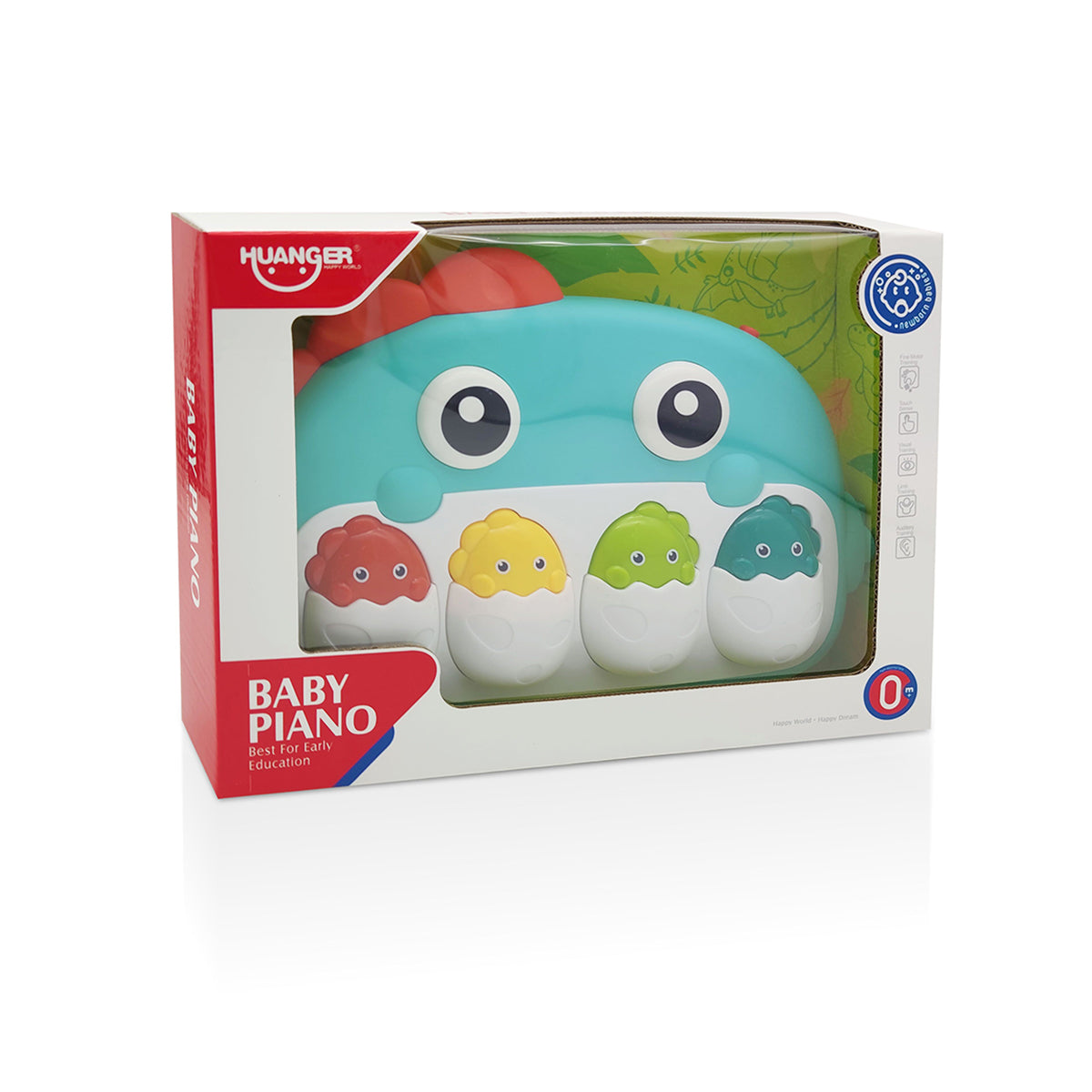 פסנתר דינוזאור לתינוק האנגר | Huanger Baby Dinosaur Piano