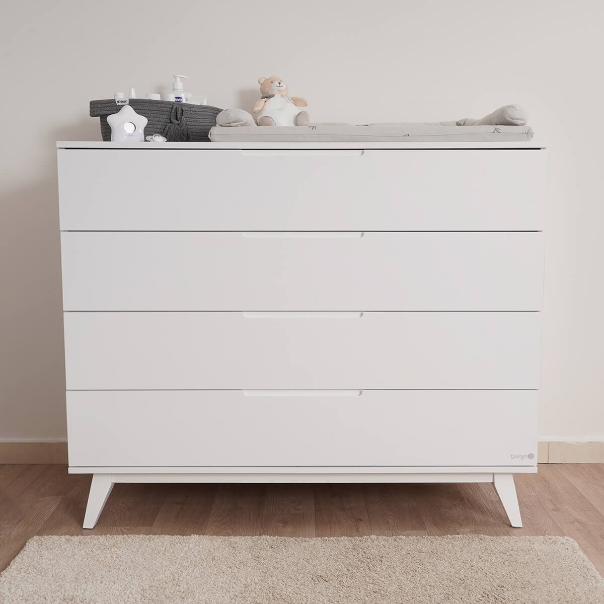 שידת אחסנה דייניז קיילי 120 ס"מ לבן קלאסי | Dainy's Kylie™ Dresser Classic White
