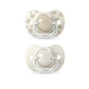 זוג מוצצים סובינקס 6-18 בז' | Suavinex Birdies Beige