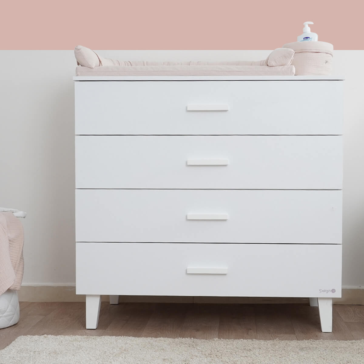 שידת אחסנה דייניז ריין 100 ס"מ לבן קלאסי | Dainy's Rain™ Dresser Classic White