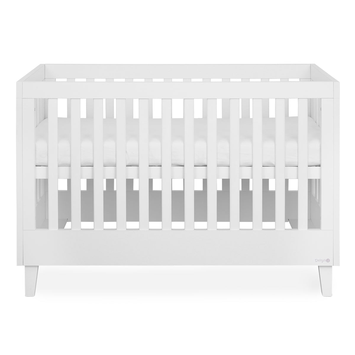 מיטת תינוק דייניז וואלי 127X63 ס"מ לבן קלאסי | Dainy's Valley™ Baby Bed Classic White