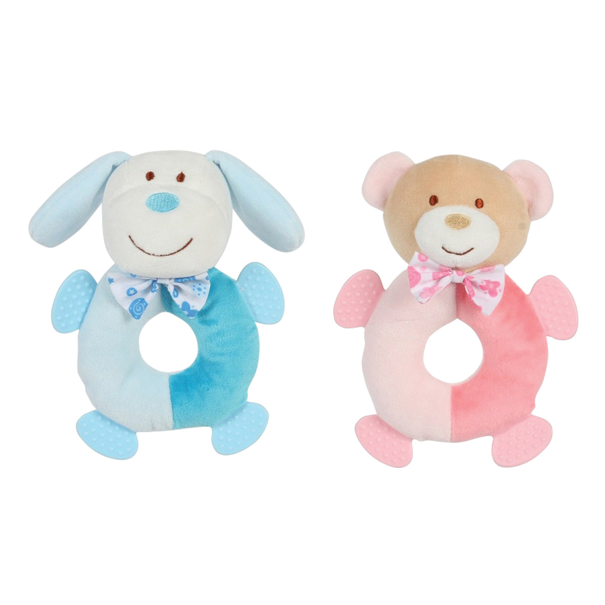 רעשן טוויגי טבעת רכה שמנת | Twigy Soft Touch™ Soft Ring Rattle Cream