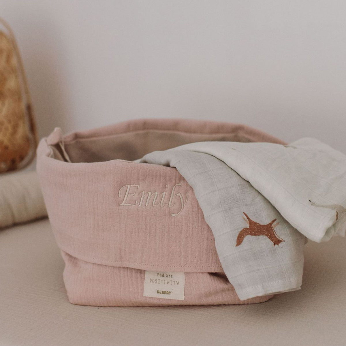 זוג חיתולי במבוק מיננה ורוד בהיר | Minene Light Pink
