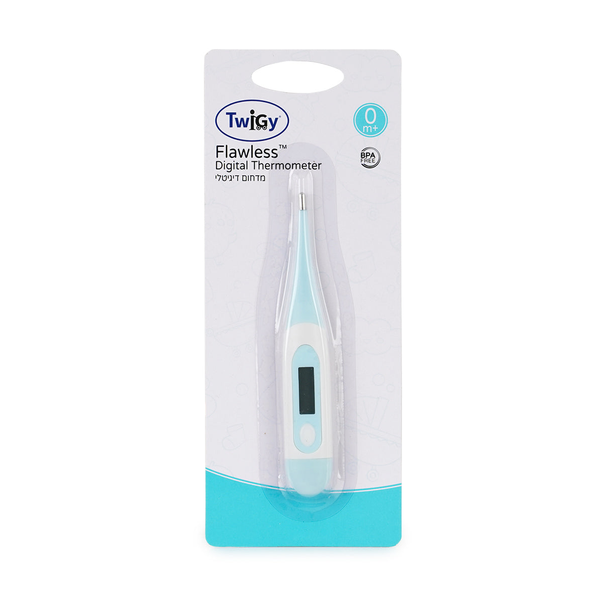 מדחום דיגיטלי טוויגי ורוד | Twigy Flawless™ Digital Thermometer Pink