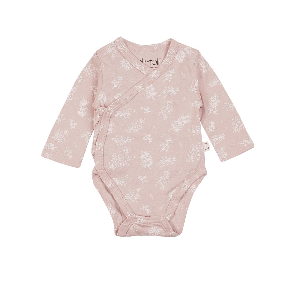 מארז זוג בגדי גוף אולימולי מודפס בנות NB | Olimoli Baby Body Suit 2 PCS