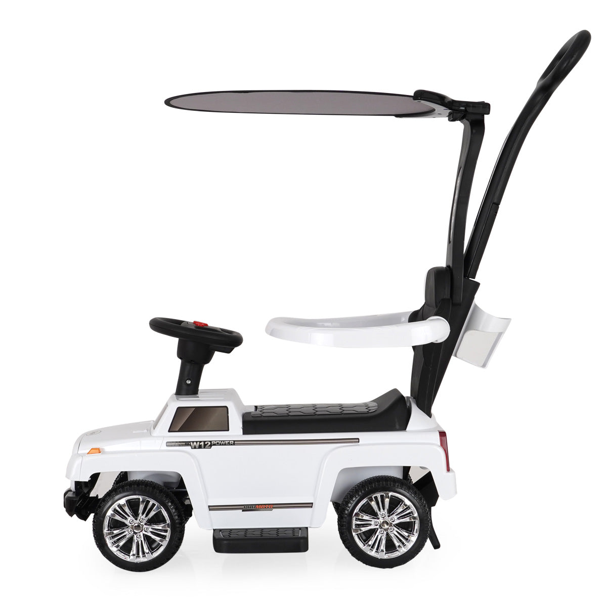 בימבה ג'יפ מוסיקלי עם גגון טוויגי לבן | ™Twigy My First Drive White