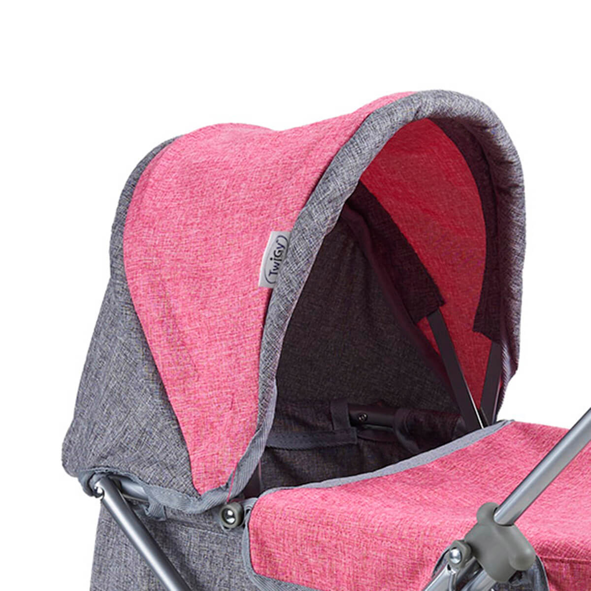עגלת בובה עם סל שכיבה טוויגי ירוק | Twigy My Doll™ Carrycot Green