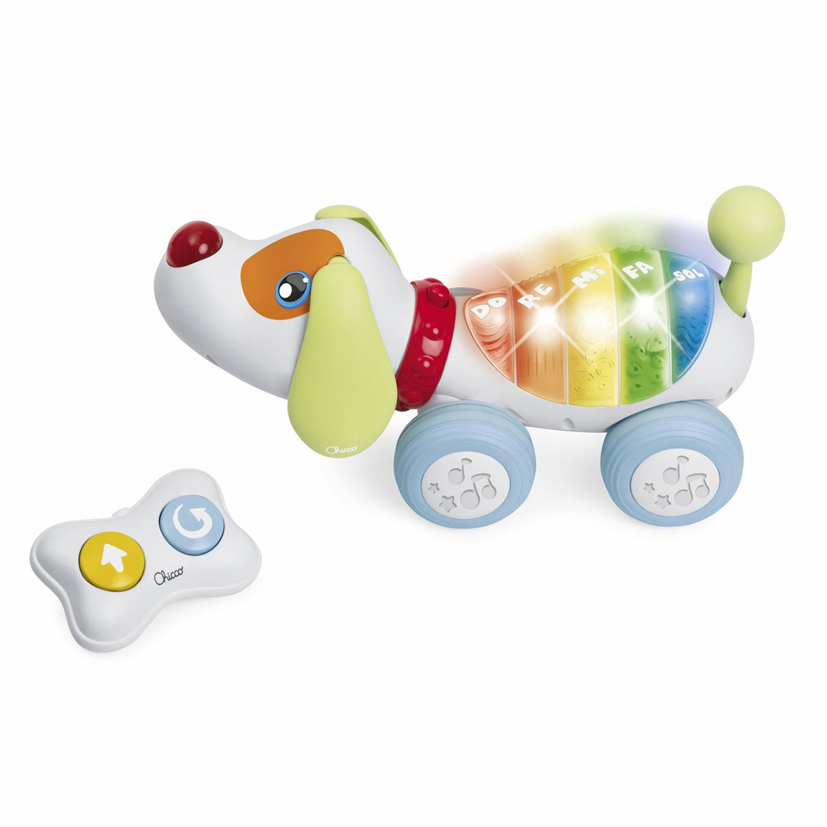 כלב אלקטרוני עם שלט צ'יקו צבעוני | Chicco Toy DogRemi RC Colorful