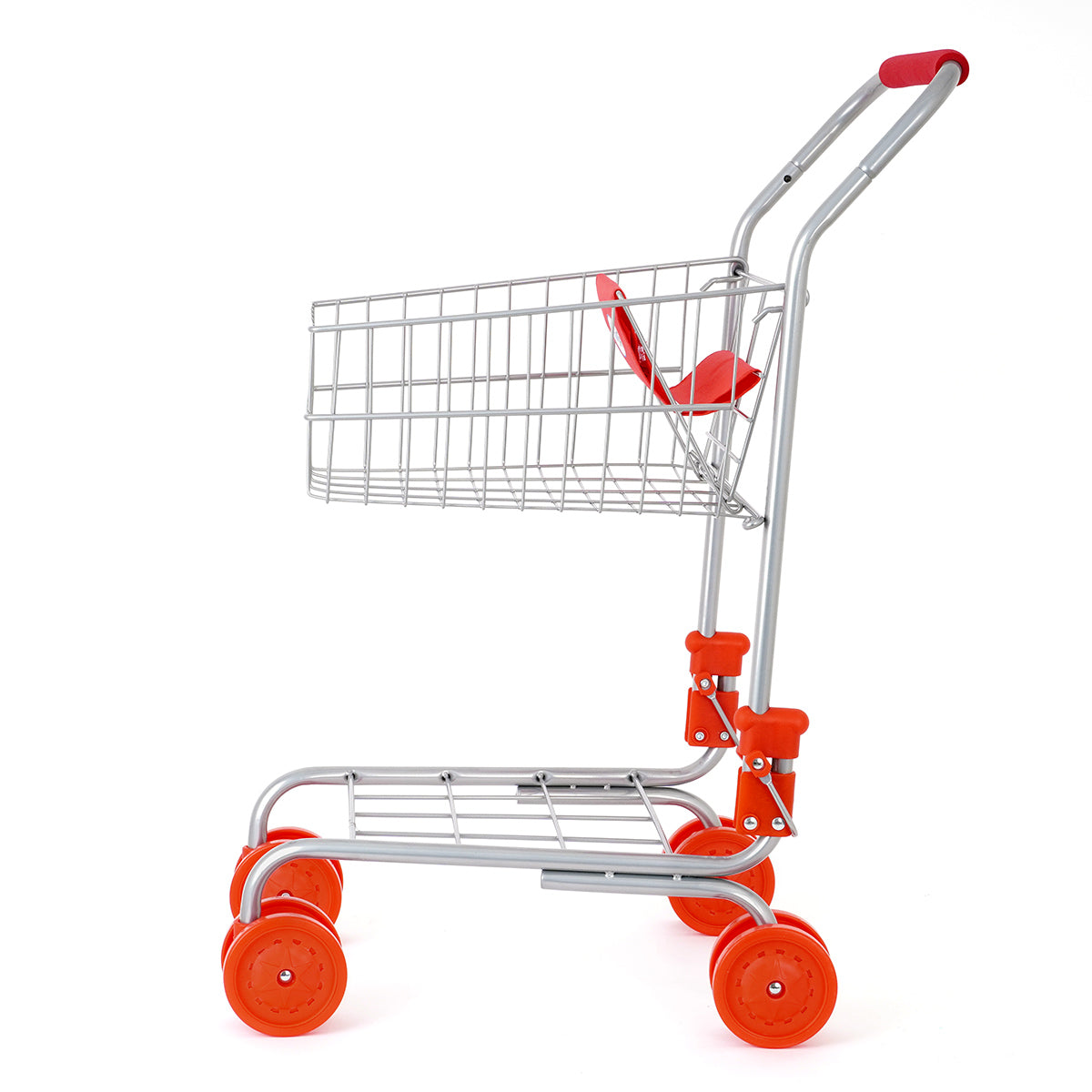 עגלת קניות טוויגי אפור ואדום | ™Twigy Enjoy Shopping Red & Grey
