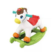 סוס רכיבה ונדנדה הולה טויס צבעוני | Hola Toys 2in1 Rocking & Riding Pony Colorful