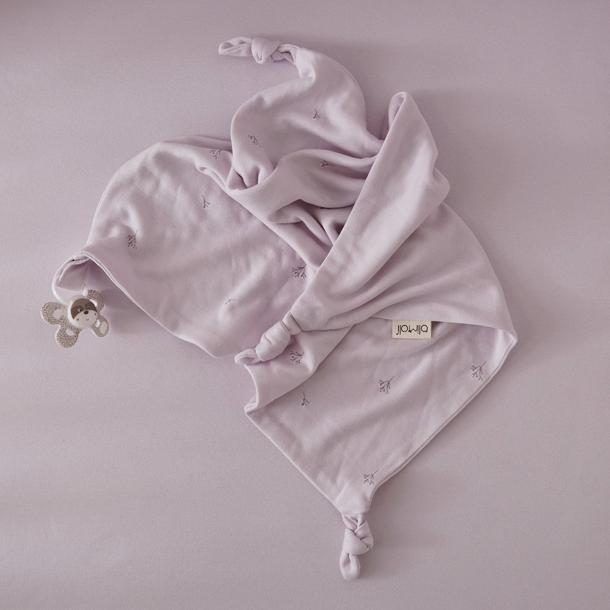 שמיכי אולימולי ליין הרמוניית לילך | Olimoli Lilac Harmony Tiny Blanket