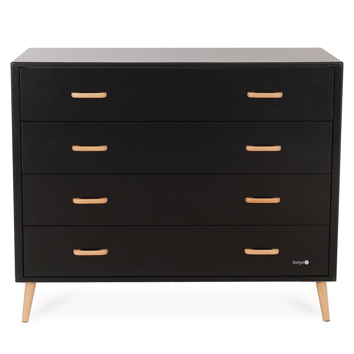 שידת אחסנה דייניז אליסון 120 ס"מ שחור/עץ | Dainy's Alison™ Dresser Black/Wood