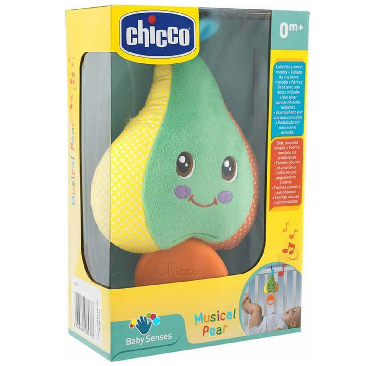 תיבת נגינה מוזיקלית לתינוק צ’יקו | Chicco Baby Senses Musical Box Sweet Pear