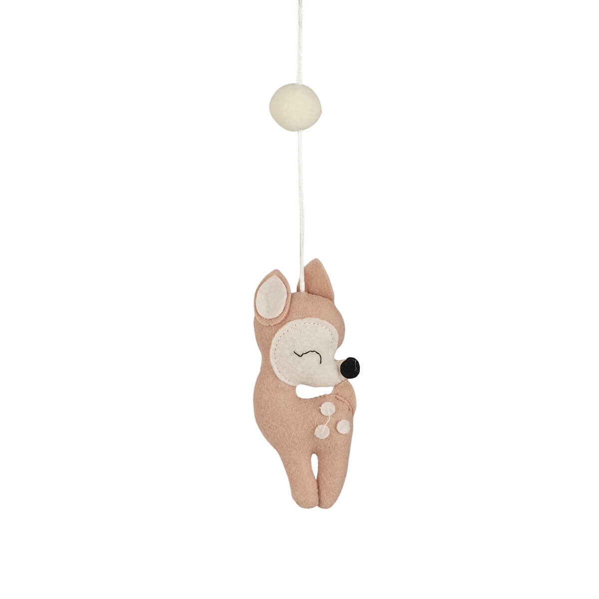 מובייל למיטת תינוק טוויגי שמנת | Twigy Animals & Smiles Baby Mobile Cream