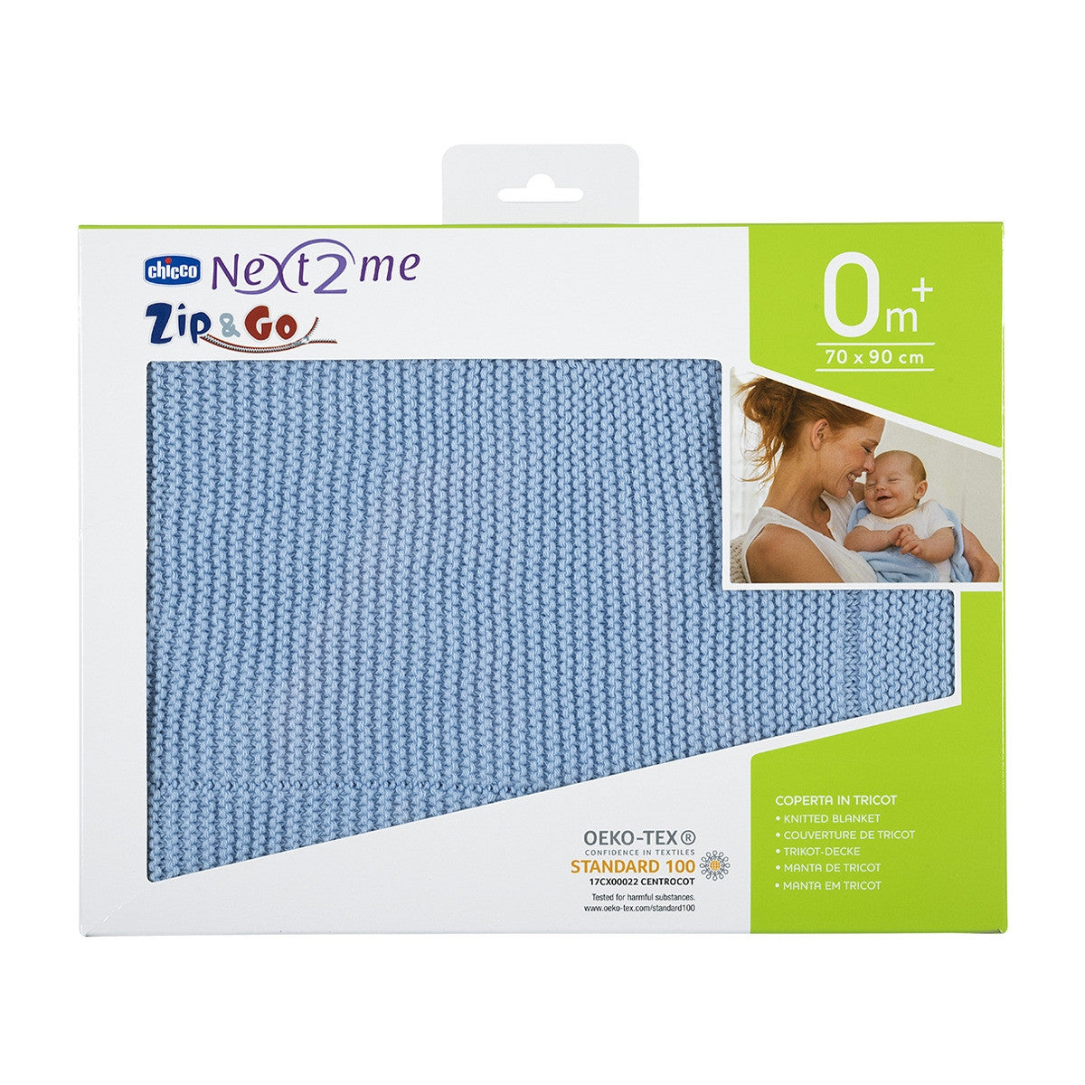 שמיכה סרוגה צ'יקו ורוד | Chicco Tricot Blanket