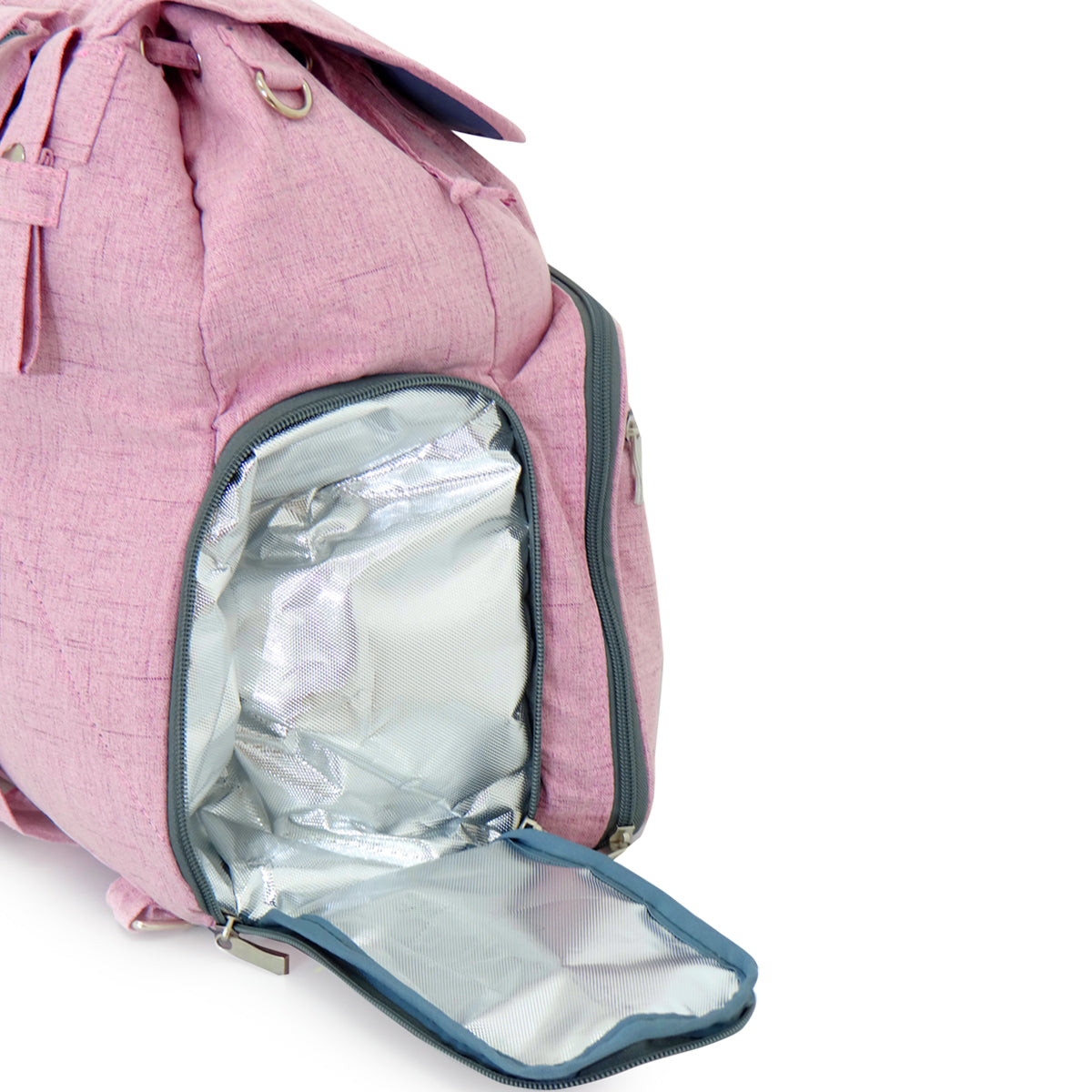 תיק גב עם משטח החתלה טוויגי ורוד | Twigy BackUp Pink