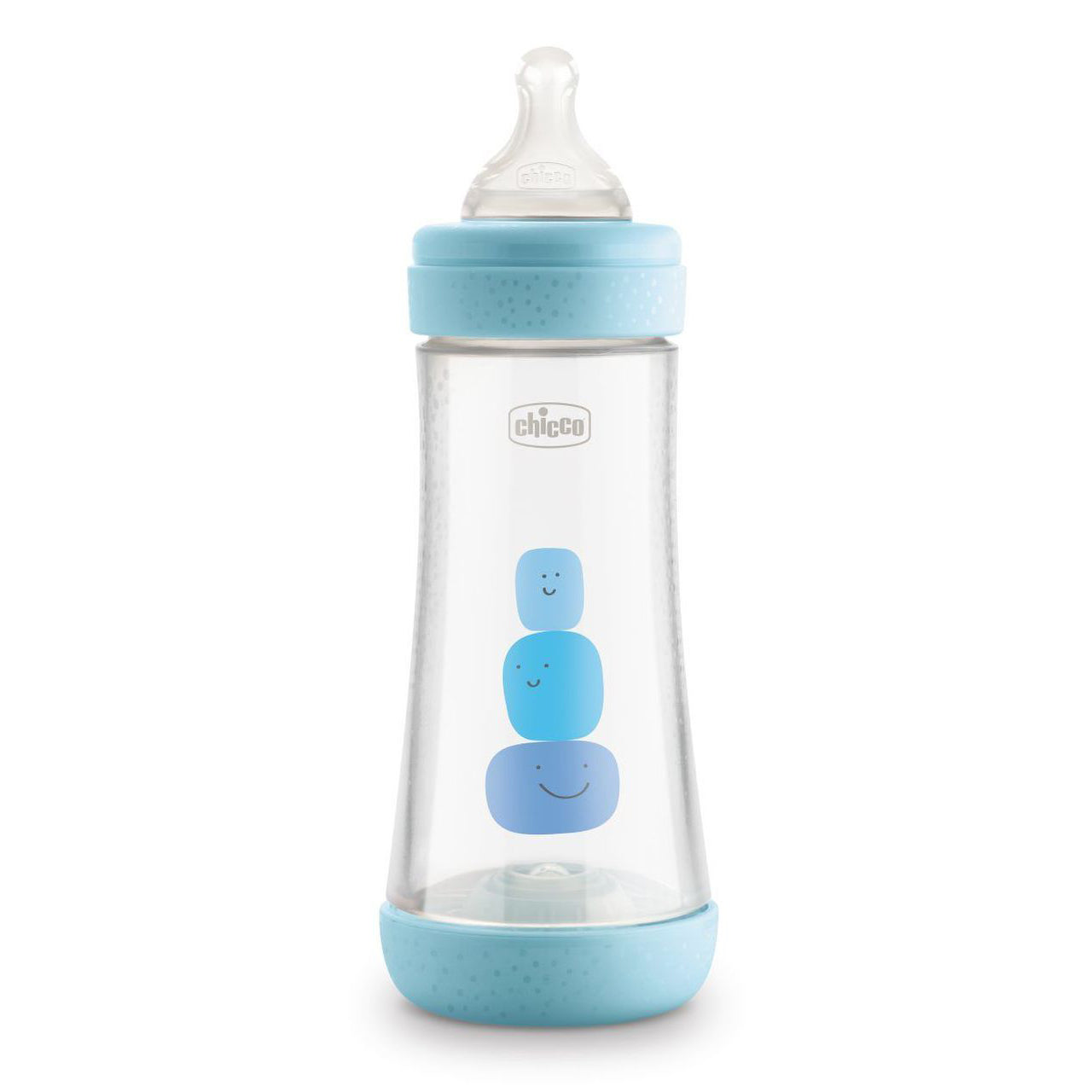 בקבוק פרפקט 5 תכלת 300 מ"ל 4M+ | Chicco Perfect 5 Light Blue