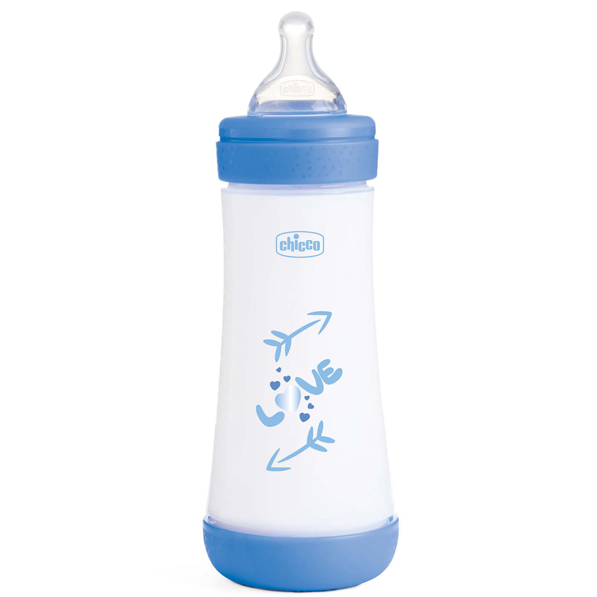בקבוק פרפקט 5 כחול 300 מ"ל 4M+ | Chicco Perfect 5 Blue