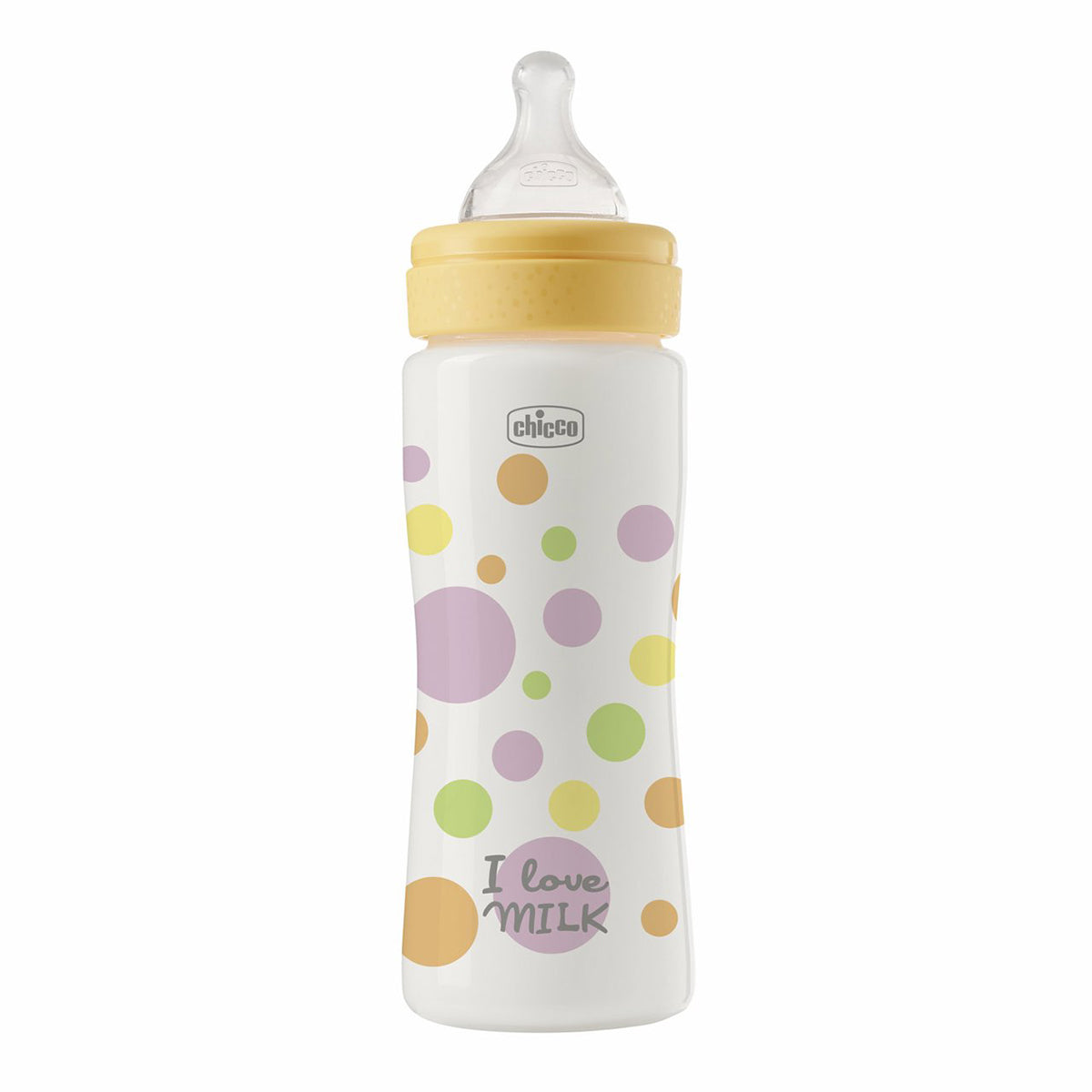 בקבוק צ'יקו פרפקט איזי צהוב 330 מ"ל 4M+ | Chicco Bottle Perfect Easy