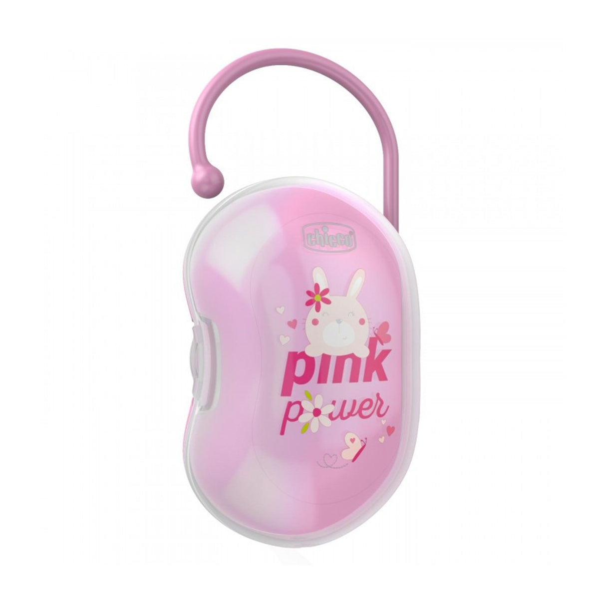 קופסא לזוג מוצצים צ'יקו ורוד| Chicco Soother Holder For 2 Soothers Pink