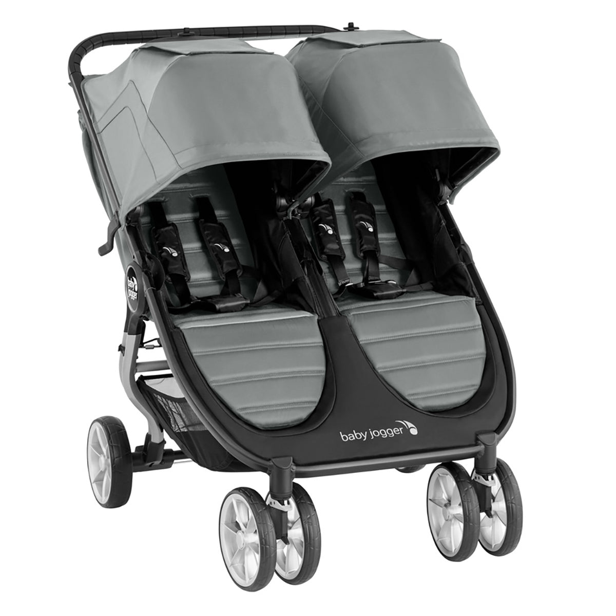 עגלת תאומים בייבי ג'וגר סיטי מיני 2 אפור | Baby Jogger City Mini® 2 Double Slate