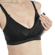 חזיית הנקה מיקרופייבר צ'יקו צבע שחור 95D| Nursing Microfibre Bra Chicco Black