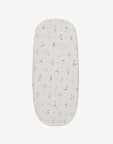 סדין לעגלה מיננה ליין ורוד בהיר Wonderland מודפס | Minene Light Pink Printed