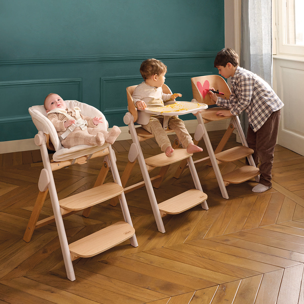 כיסא אוכל צ'יקו מרווליה אבן | Chicco Meraviglia Full Set Highchair Fossil