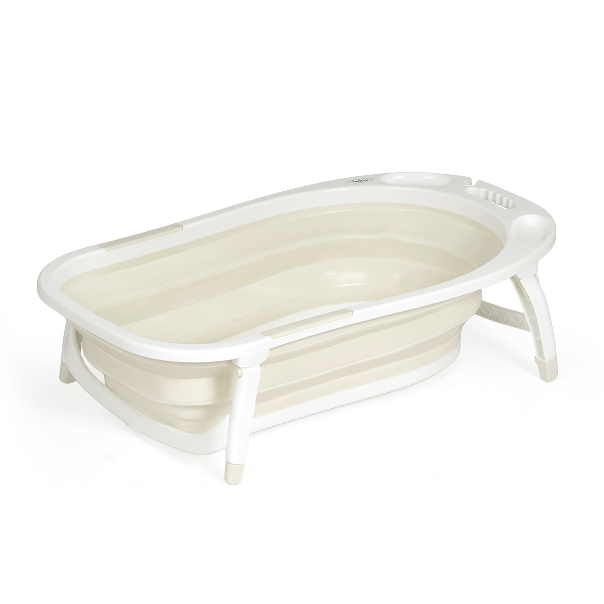 אמבטיה מתקפלת טוויגי כנרת קרם | Twigy Kineret Folding Bath Tub Beige