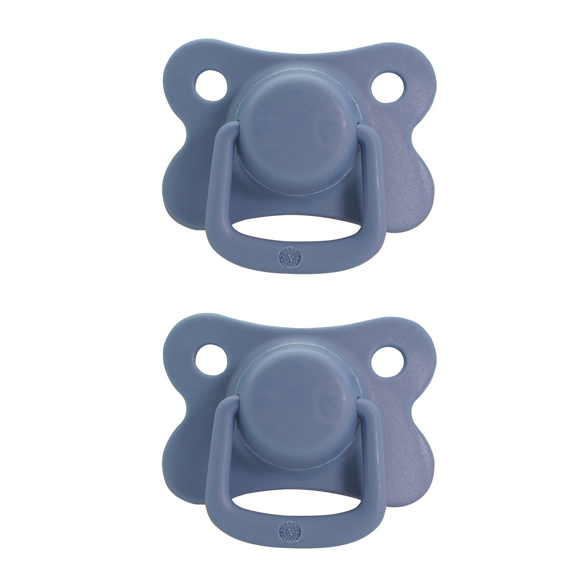 זוג מוצצי סיליקון טוויגי 0-6 כחול | Twigy 2 pk Silicone Pacifier Blue