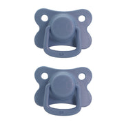 זוג מוצצי סיליקון טוויגי 0-6 כחול | Twigy 2 pk Silicone Pacifier Blue