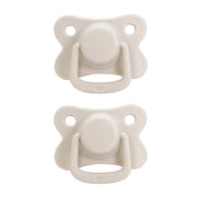 זוג מוצצי סיליקון טוויגי 6-12 שמנת | Twigy 2 pk Silicone Pacifier Beige