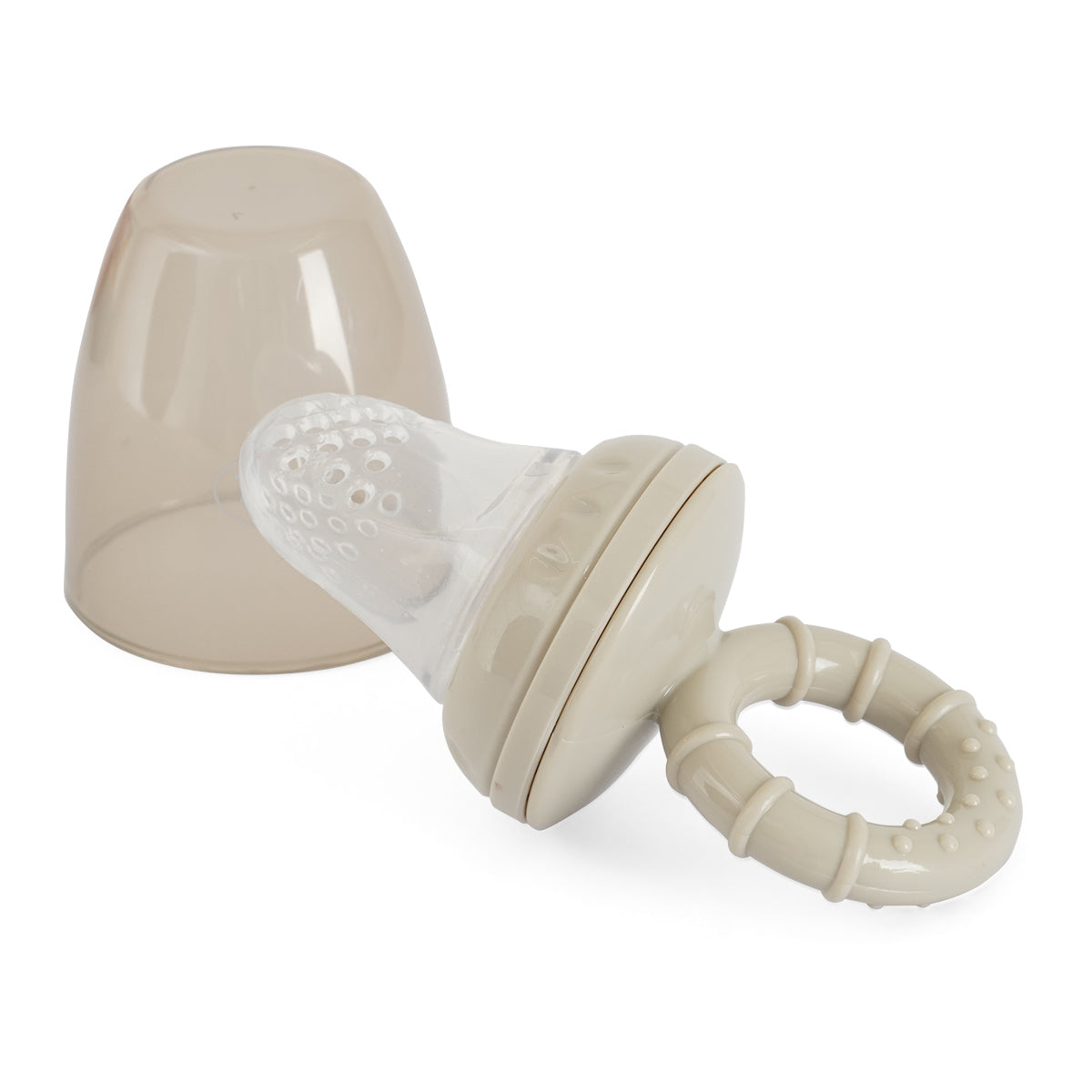 טעימון סיליקון לתינוק טוויגי שמנת | Twigy Silicone Fruit Feeder Beige